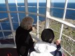 Here Knut is telling me more about the small island the lighthouse is located on